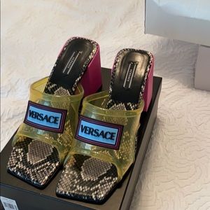 Versace mules (worn once)